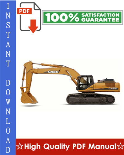 Thumbnail CASE CX470B CRAWLER EXCAVATOR Workshop Service Repair Manual