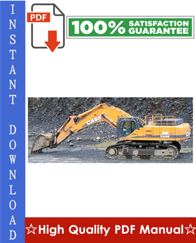 Thumbnail CASE CX800 CRAWLER EXCAVATORS Workshop Service Repair Manual