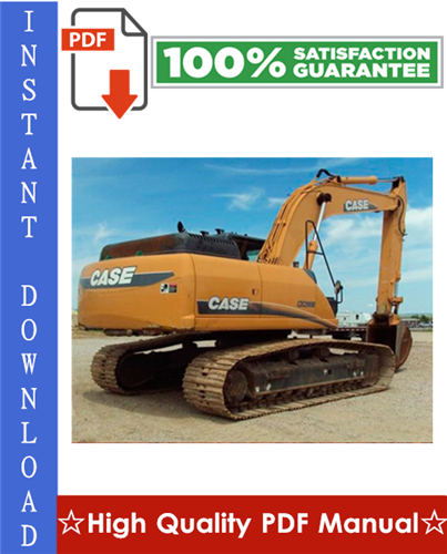 Thumbnail CASE CX290B CRAWLER EXCAVATOR Workshop Service Repair Manual