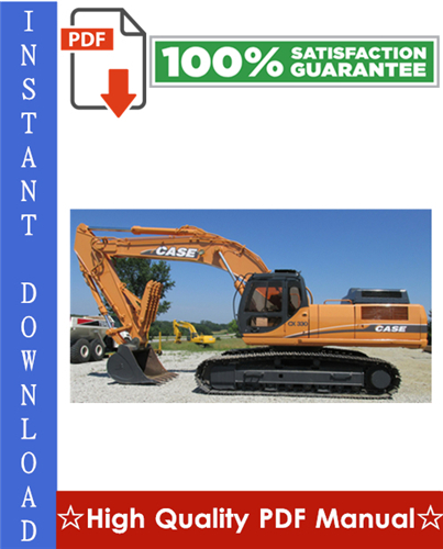 Thumbnail CASE CX330, CX330NLC, CX350 Tier 3 Crawler Excavators Workshop Service Repair Manual