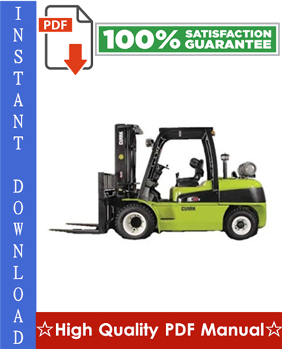 Thumbnail Clark ECG 20, EPG 20, ECG 25, EPG 25, ECG 30, EPG 30, ECG 30x, ECG 32 Forklift Trucks Workshop Service Repair Manual