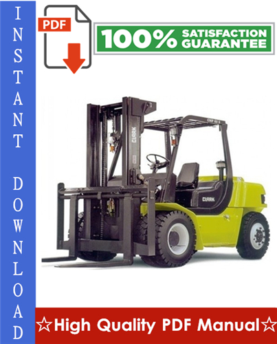 Thumbnail Clark CMP50D, CMP60D, CMP70D, CMP75SD, MP50L, CMP60L, CMP70L, CMP75SL, SF50L, SF60L, SF70L, SF75SL, SF50D, SF60D, SF70D, SF75SD Forklift Trucks Workshop Service Repair Manual