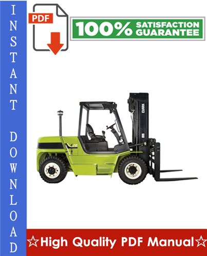 Thumbnail Clark C60, C70, C80 Forklift Trucks Workshop Service Repair Manual