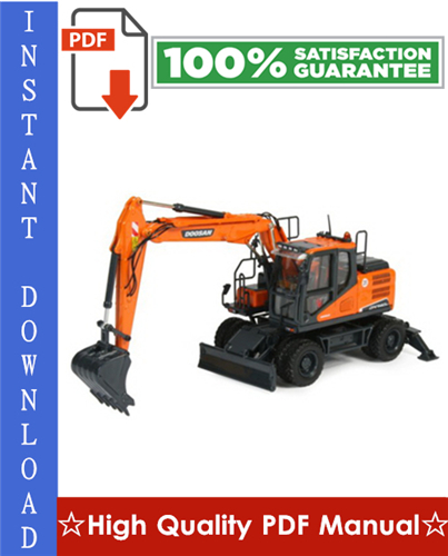 Thumbnail DOOSAN DX140W / DX160W WHEEL EXCAVATOR Workshop Service Repair Manual