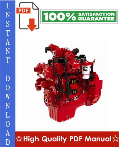 Thumbnail Cummins QSB4.5, QSB6.7 Engine Operation & Maintenance Manual