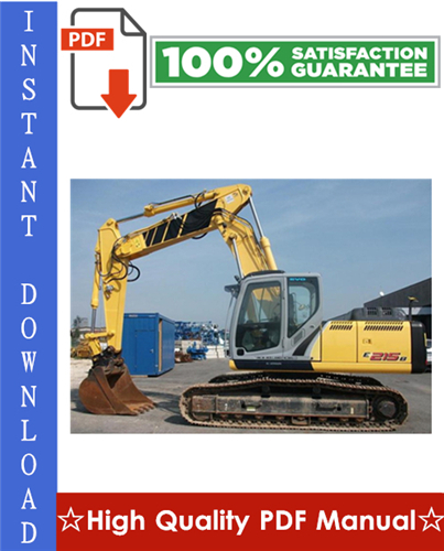 Thumbnail New Holland Kobelco E215B, E245B Crawler Excavator Workshop Service Repair Manual