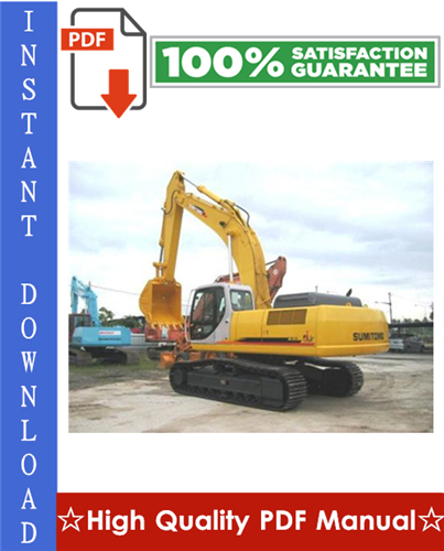 Thumbnail Sumitomo SH330-3B, SH330LC-3B, SH350HD-3B Hydraulic Excavator Workshop Service Repair Manual
