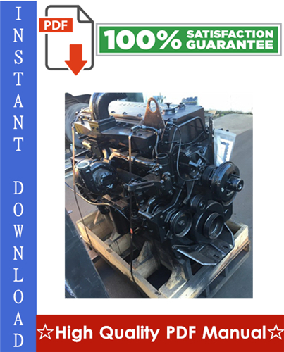 Thumbnail Cummins M11 Series Engines Workshop Service Repair Manual