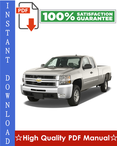 Thumbnail Chevy Chevrolet Silverado Workshop Service Repair Manual 2007-2009 Download