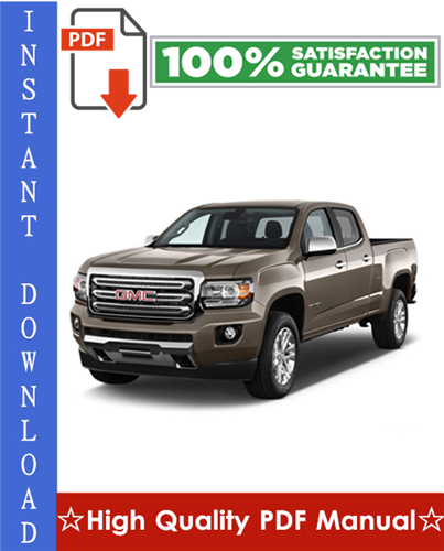 Thumbnail Gmc Canyon Workshop Service Repair Manual 2004-2008 Download