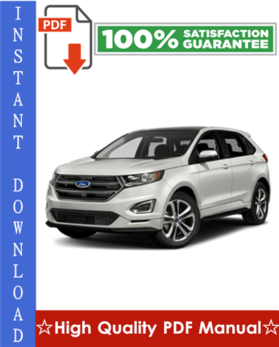 Thumbnail Ford Edge Workshop Service Repair Manual 2007-2009 Download