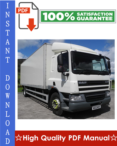 Thumbnail Daf CF65 CF75 CF85 Series Truck Workshop Service Repair Manual