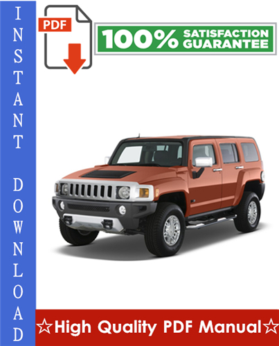 Thumbnail GM Hummer H3 Workshop Service Repair Manual 2006-2009 Download