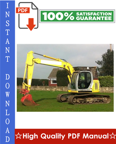 Thumbnail New Holland E115SR, E135SR Hydraulic Excavator Workshop Service Repair Manual