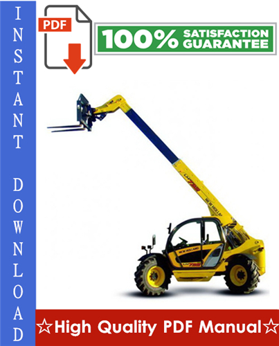 Thumbnail New Holland LM732 Telescopic Handler Workshop Service Repair Manual