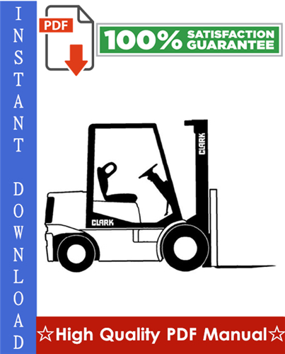Thumbnail Clark G127, GP127, GL27E, GPL27E Forklift Workshop Service Repair Manual
