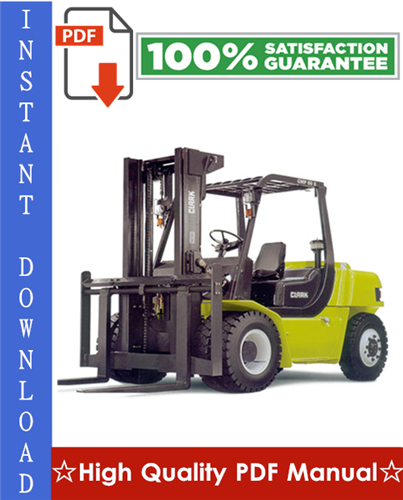 Thumbnail Clark CMP 50, CMP 60, CMP 70 Forklift Workshop Service Repair Manual