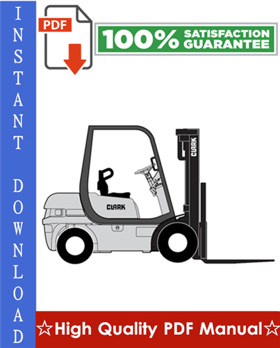Thumbnail Clark CMP15L, CMP18L, CMP20SL, CMP15D, CMP18D, CMP20SD Forklift Trucks Workshop Service Repair Manual