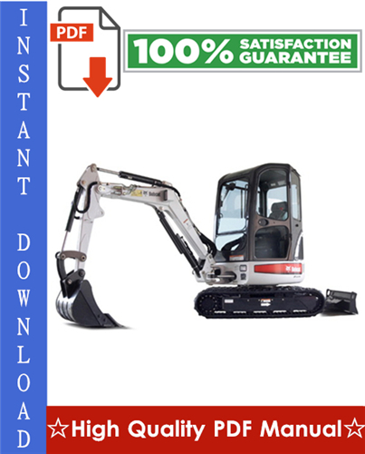 Thumbnail Bobcat 425, 428 Compact Excavator Workshop Service Repair Manual (425 S/N AACJ11001 & Above, 425 S/N A9K311001 & Above, 428 S/N A9K411001 & Above)
