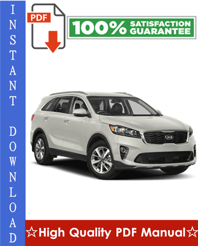 Thumbnail Kia Sorento Workshop Service Repair Manual 2003-2008 Download