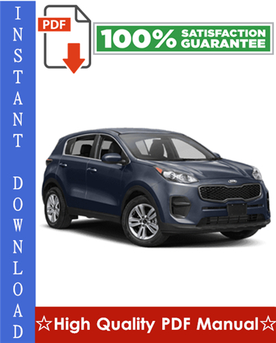 Thumbnail Kia Sportage Workshop Service Repair Manual 2006-2008 Download