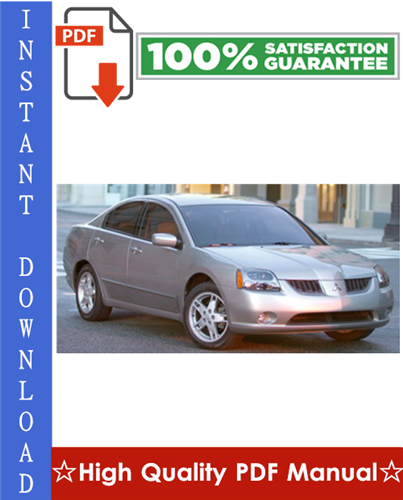 Thumbnail 2007 Mitsubishi Galant Workshop Service Repair Manual