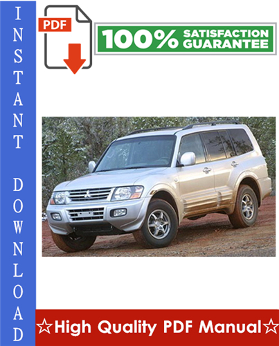 Thumbnail 2003 Mitsubishi Montero Workshop Service Repair Manual