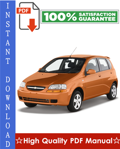 Thumbnail Chevy Chevrolet Aveo Workshop Service Repair Manual 2002-2010 Download