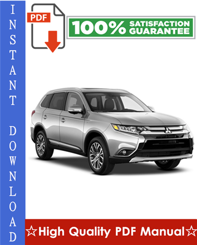 Thumbnail Mitsubishi Outlander Workshop Service Repair Manual 2003-2007 Download