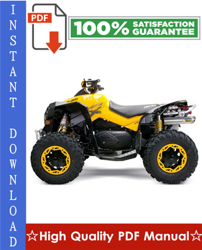 Thumbnail Can-Am Renegade Outlander 500 / 800 ATV Workshop Service Repair Manual 2007-2008 Download Thumbnail Can-Am Renegade Outlander 500 / 800 ATV Workshop Service Repair Manual 2007-2008 Download