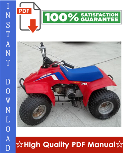 Thumbnail Honda TRX70 Fourtrax Workshop Service Repair Manual 1986-1987 Download Thumbnail Honda TRX70 Fourtrax Workshop Service Repair Manual 1986-1987 Download