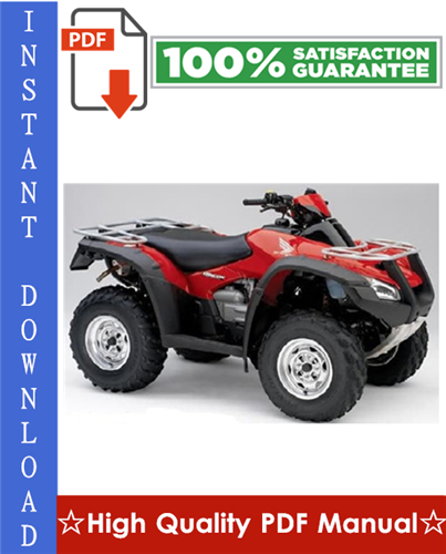 Thumbnail 2006 Honda TRX680FA / TRX680FGA Workshop Service Repair Manual Thumbnail 2006 Honda TRX680FA / TRX680FGA Workshop Service Repair Manual