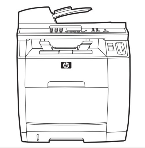 Product picture HP Color LaserJet 2820/2830/2840 all-in-one Service Repair Manual