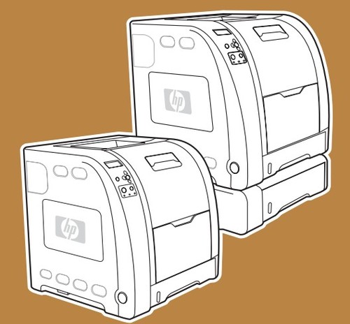 Product picture HP Color LaserJet 3500, 3550, 3700 series printers Service Repair Manual