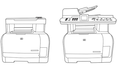 Product picture HP Color LaserJet CM1312 MFP Series Service Repair Manual
