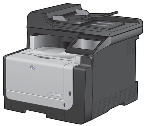 Product picture HP LaserJet Pro CM1410 Color MFP Series Printer Service Repair Manual