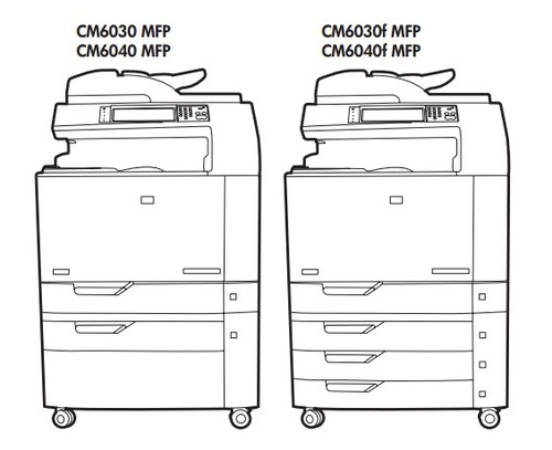 Product picture HP Color LaserJet CM6030 / CM6040 MFP Series Service Repair Manual