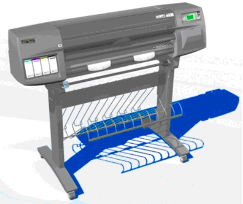 Product picture HP Designjet 1000 Series Printers Service Repair Manual