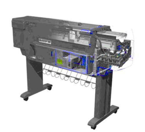 Product picture HP DesignJet 4000 Series Printers Service Repair Manual