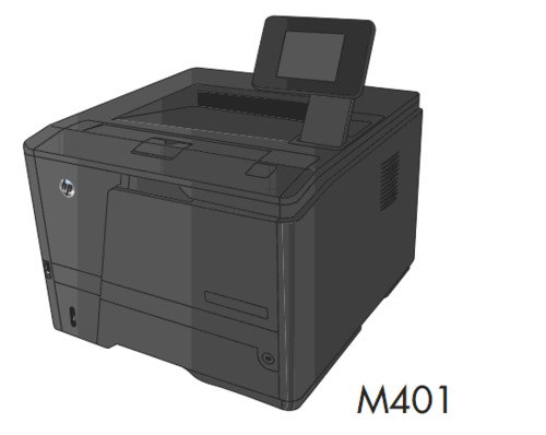Product picture HP LaserJet Pro 400 M401 Printer Series Service Repair Manual