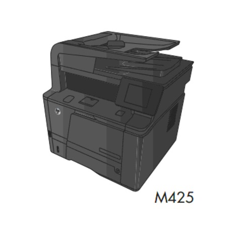 Product picture HP LaserJet Pro 400 MFP M425 Series Service Repair Manual