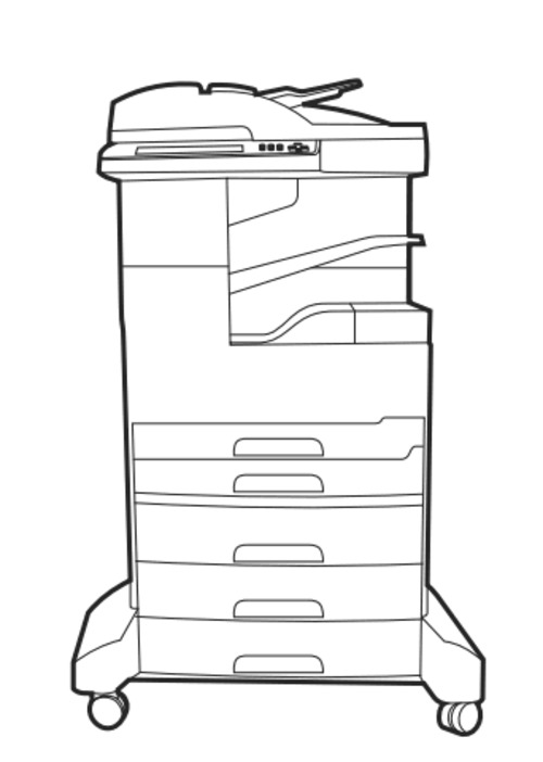 Product picture HP LaserJet M5039XS MFP Series printer Service Repair Manual
