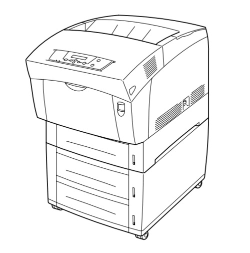 Product picture FUJI XEROX DocuPrint C1618 Electro-photographic laser Color Printer Service Repair Manual