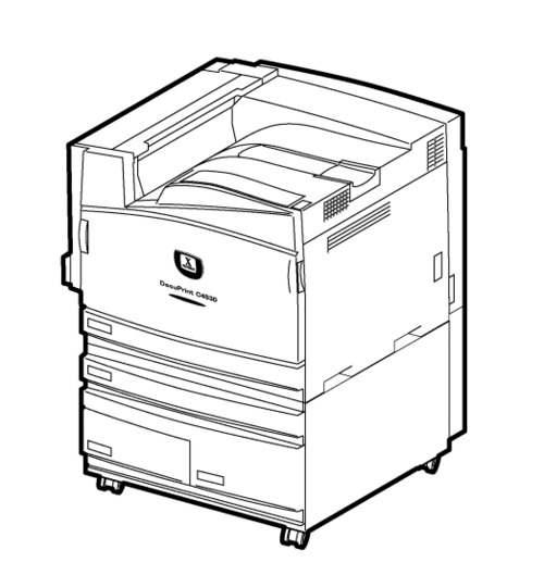 Product picture FUJI XEROX DocuPrint C4530 Color Laser Printer Service Repair Manual