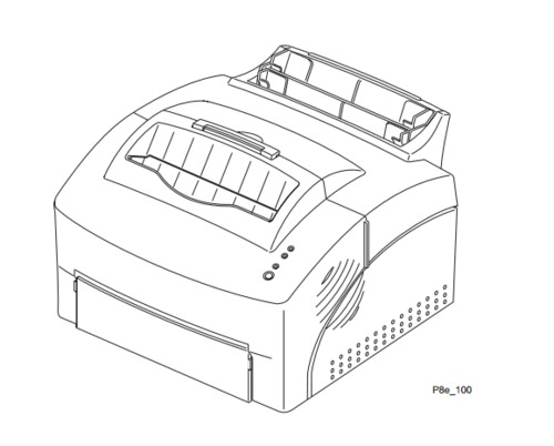 Product picture Xerox DocuPrint P8e / P8ex Electronic Laser Printer Service Repair Manual