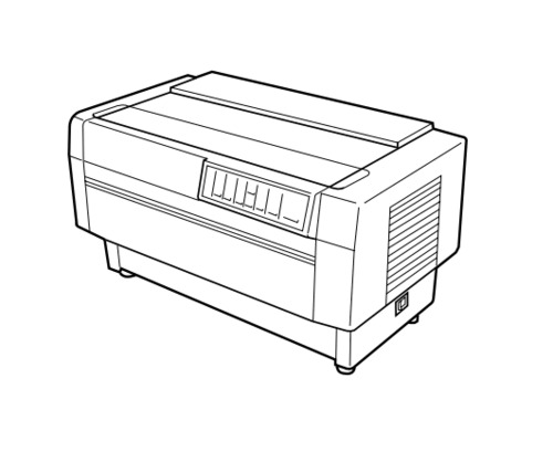 Product picture EPSON DFX-8500 IMPACT SERIAL DOT MATRIX PRINTER Service Repair Manual