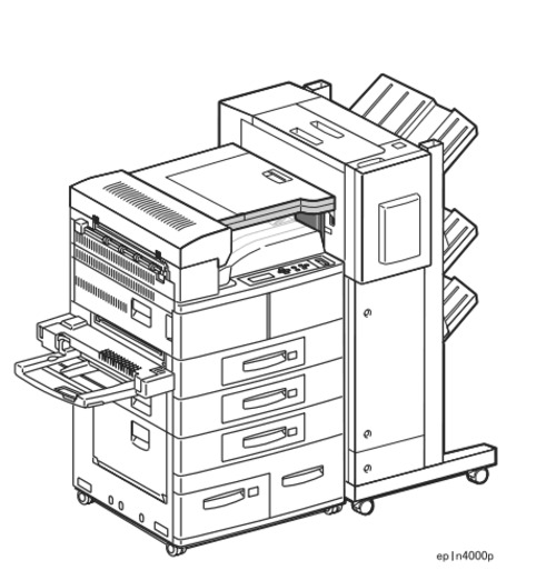 Product picture Epson EPL-N4000 / EPL-N4000+ Laser Printer Service Repair Manual