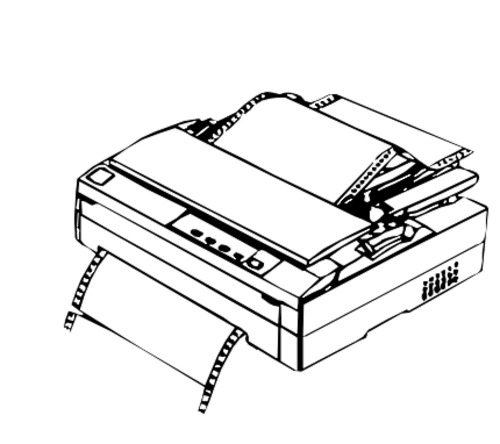 Product picture Epson FX-880 9-Pin Impact Dot Printer Service Repair Manual