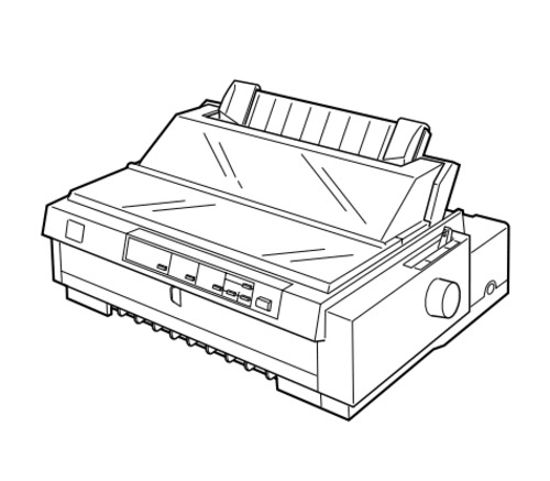 Product picture Epson FX-980 Impact Serial Dot Matrix Printer Service Repair Manual