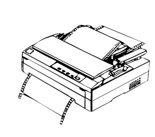 Product picture Epson FX-1180 / FX-880 9-Pin Impact Dot Printer Service Repair Manual